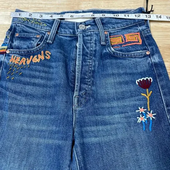 Mother Superior NWT The Rambler Sneak Running With Scissors Embroidered Size 24